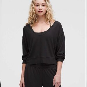 Lululemon BeCalm Scoop-Neck Pullover Black